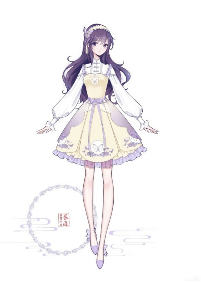 唯美動漫服裝設計 從插畫壁紙到頭像的藝術之旅